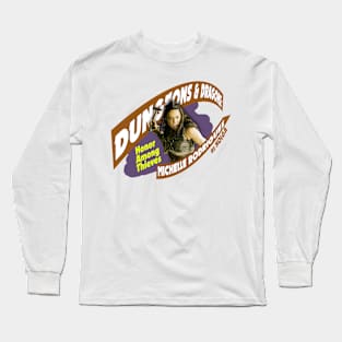 Dungeons & Dragons: Honor Among Thieves Michelle Rodriguez as Holga fan works graphic design by ironpaette Long Sleeve T-Shirt